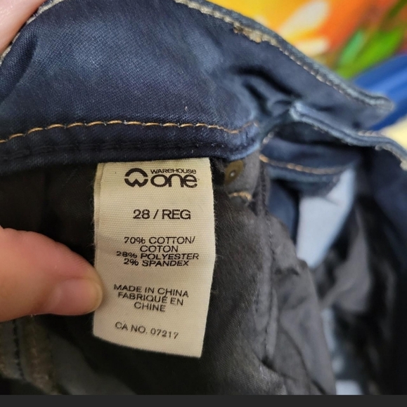 Warehouse One Indigo Bootcut Denim Jeans - Picture 4 of 6